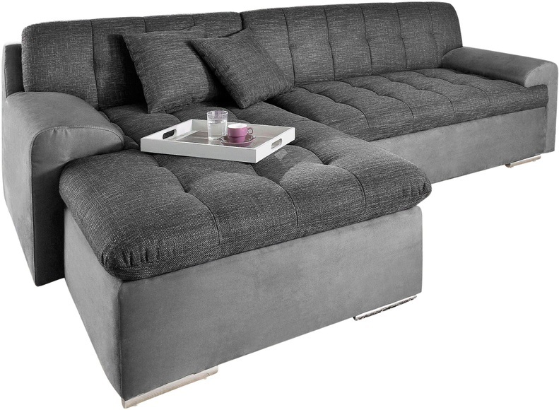 TRENDMANUFAKTUR Ecksofa, wahlweise mit Bettfunktion