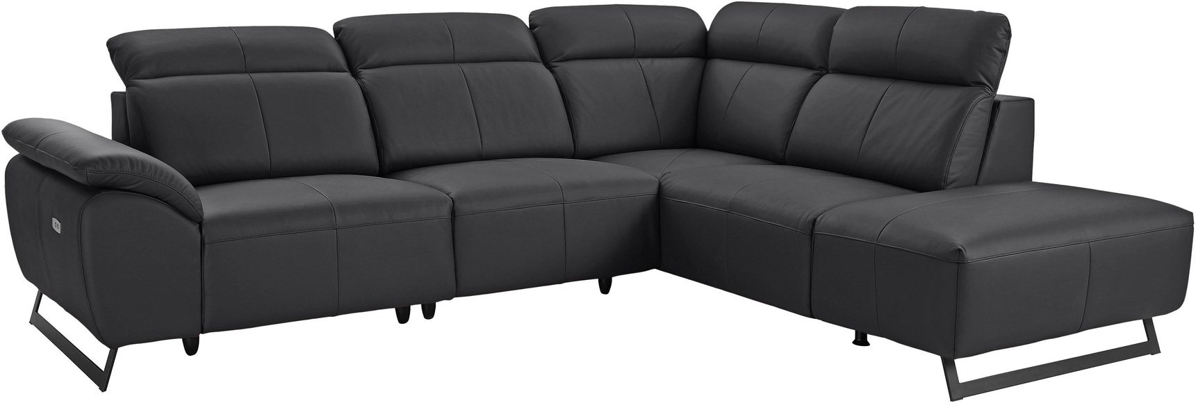 COTTA Ecksofa, inklusive Kopfteilverstellung, wahlweise mit elektrischen Relaxfunktionen