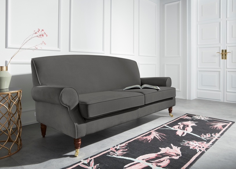 Guido Maria Kretschmer Home&Living 3-Sitzer »Rennes«, in Samtoptik oder Baumwoll-Mix