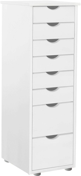 my home Kommode »Gava«, aus schönem massivem Kiefernholz, mit vielen Stauraummöglichkeiten, Breite 34 cm