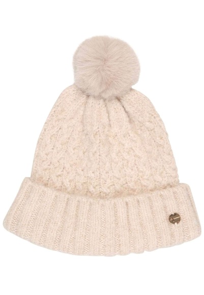 Tamaris Beanie, mit Flauschbüschel