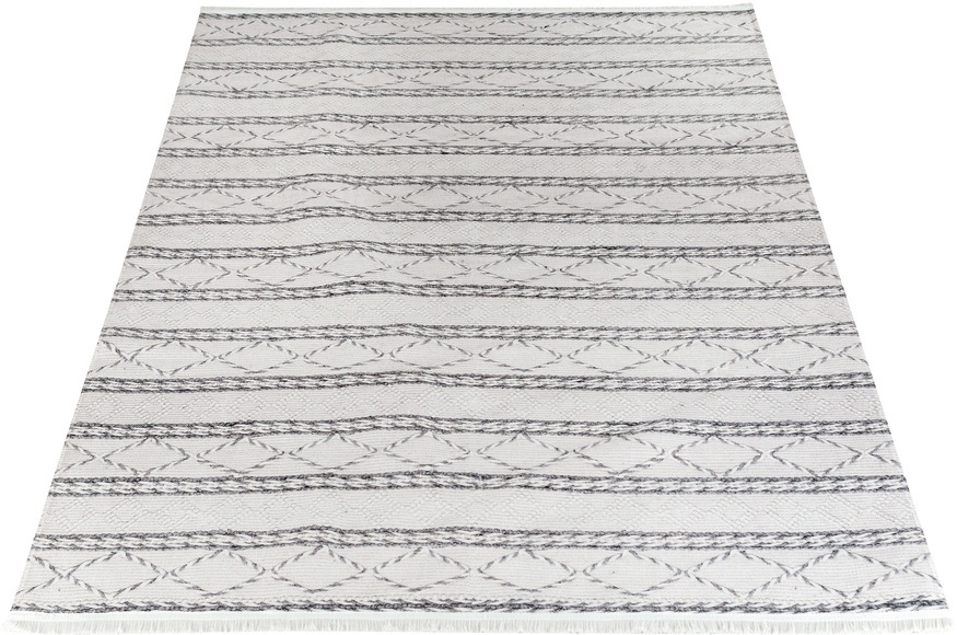 Sehrazat Teppich »EFE 1050«, rechteckig, 5 mm Höhe, Wohnzimmer, Flachwebteppich, Scandi Style
