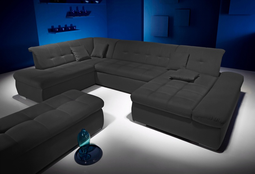 INOSIGN Wohnlandschaft, wahlweise mit Bett- und Armlehnfunktion