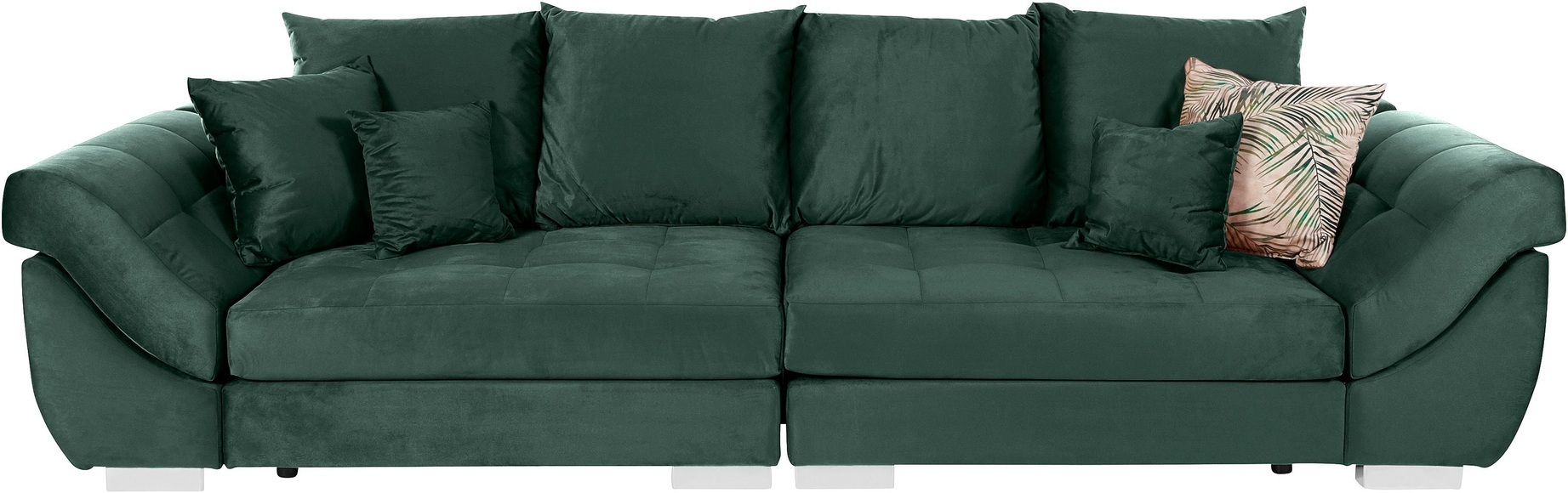 INOSIGN Big-Sofa »Rom« Steppung im Sitzbereich, Federkern-Polsterung