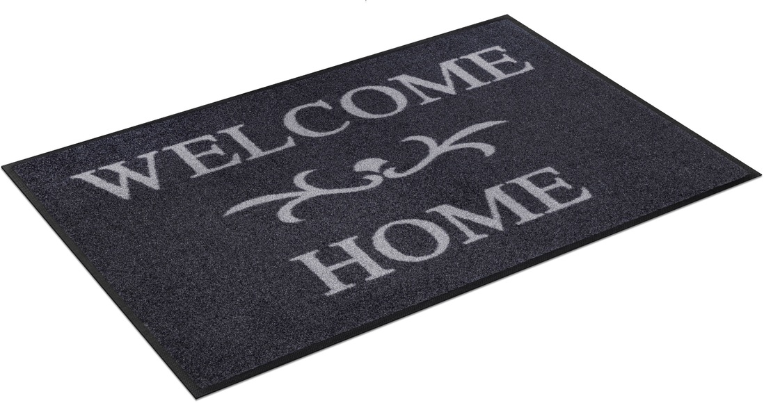 Wash & Dry Fußmatte waschbar Welcome Home anthrazit 50x75 cm 004752