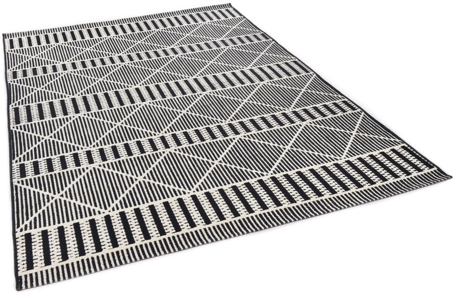 TOM TAILOR Teppich »Funky Outdoor Geometric«, rechteckig, 5 mm Höhe, Flachgewebe, In- und Outdoor geeignet, Wohnzimmer