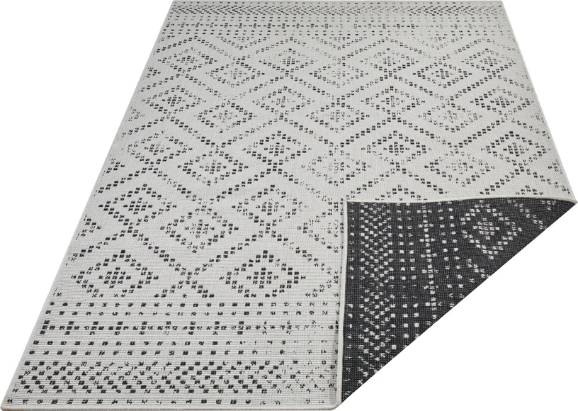 freundin Home Collection Teppich »Olympia«, rechteckig, 5 mm Höhe, In-und Outdoor geeignet, Wohnzimmer, Balkon, Terrasse, Garten, Strapazierfähig und pflegeleicht, Flachgewebe