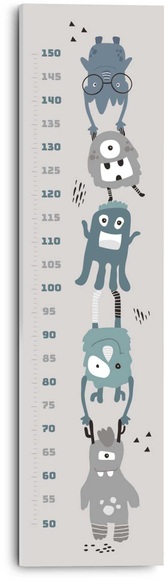 Wandbild »Messlatte Monster - Wandbild«