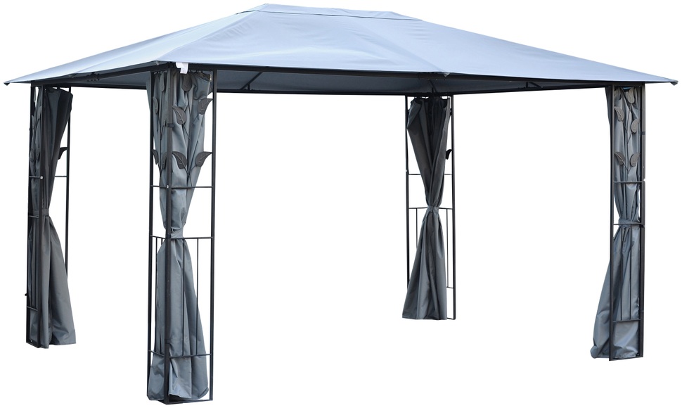 KONIFERA Pavillon »Kreta«, BxT: 300x400 cm, Stahlgestell