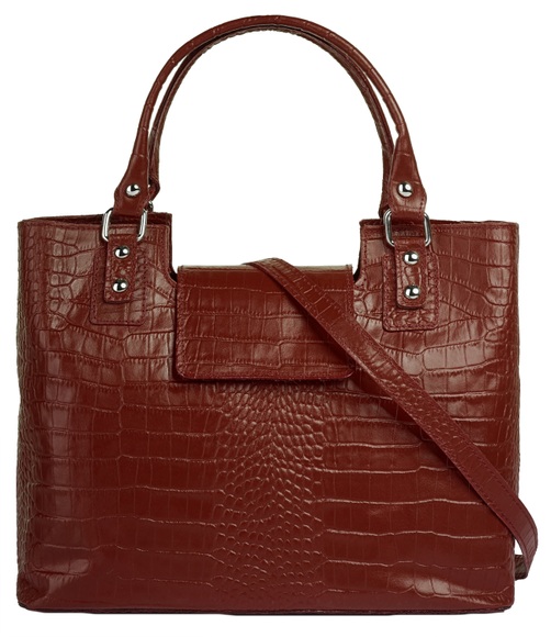 Cluty Henkeltasche, (1 tlg.), echt Leder, Made in Italy