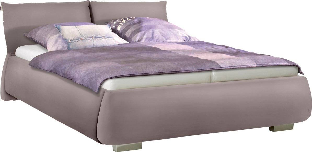 TOM TAILOR Polsterbett »SOFT PILLOW«, mit Kopfteil in Kissenform, wahlweise mit Lattenrost und Matratze