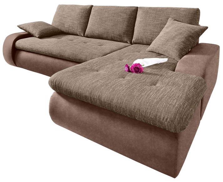 TRENDMANUFAKTUR Ecksofa, wahlweise XL oder XXL