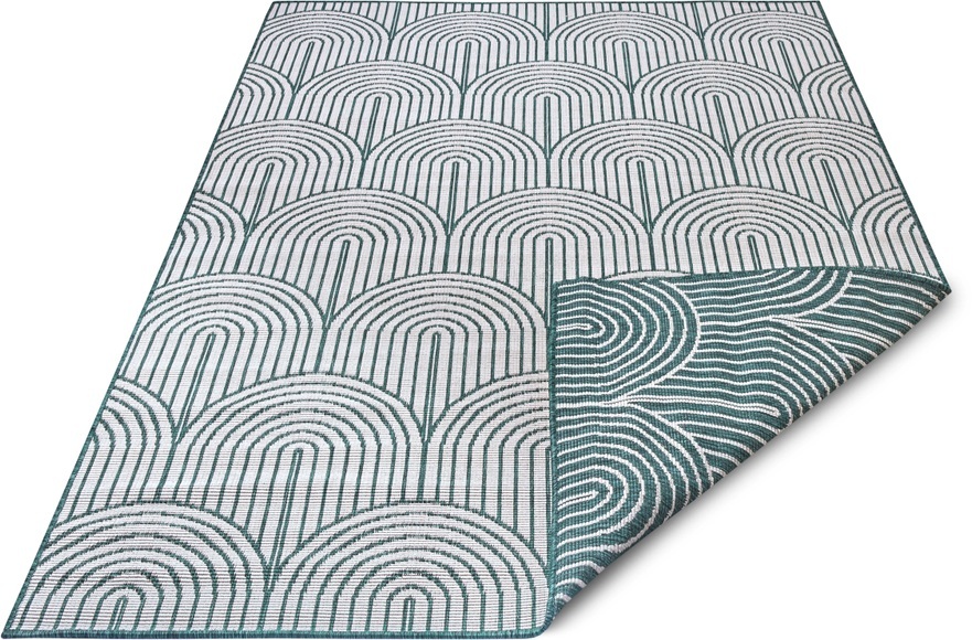 HANSE Home Teppich »Pangli, Wendeteppich«, rechteckig, In und Outdoor, Flachgewebe, wendbar, wetterfest, pflegeleicht, robust