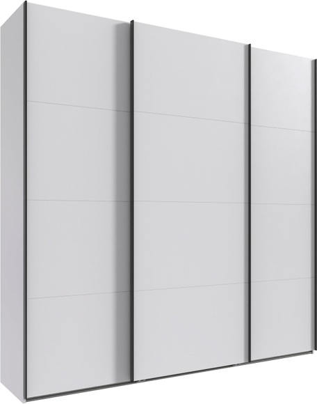 Wimex Kleiderschrank »Mugano, Made in Germany, Lieferung bis in Deine Etage und Stellort«, (wähle Deine Ausstattung: Basic oder Premium!), 3 Schwebetüren, grosse Grössen, mit oder ohne Spiegel, Metallgriffe