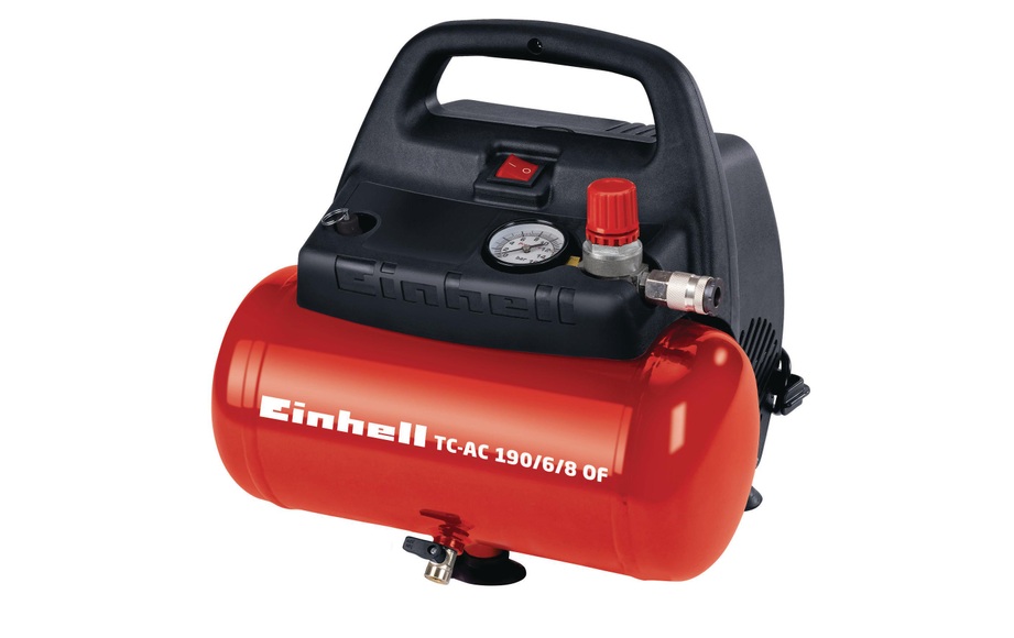 Einhell Druckluft-Kompressor TC-AC 190/6/8 OF 6 l 8 bar