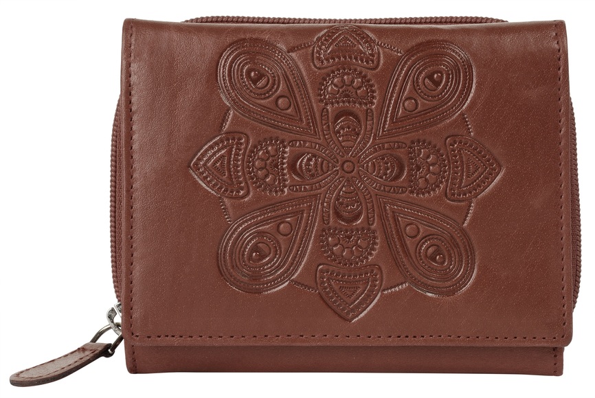 Bruno Banani Geldbörse »Mandala«, (1 tlg.), echt Leder