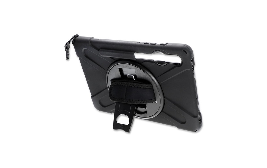 4smarts Rugged Tablet Tasche Grip für Samsung Galaxy Tab S6 Schwarz Etuis Hülle