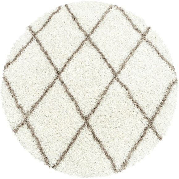 Ayyildiz Teppiche Hochflor-Teppich »ALVOR 3401«, rund, 50 mm Höhe