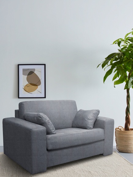 Home affaire Sessel »Roma«, Dauerschlaffunktion, mit Unterfederung, Lattenrost und echter Matratze. Zum Ausfalten in hoher Qualität, Liegemasse ca 83x198 cm, mit 2 Zierkissen