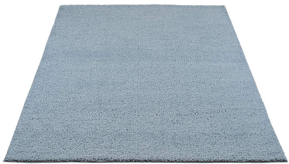 Carpet City Hochflor-Teppich »Plainy«, rechteckig, 30 mm Höhe, Polyester, Langflor Uni Rosé, Wohnzimmer