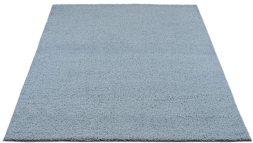 Carpet City Hochflor-Teppich »Plainy«, rechteckig, 30 mm Höhe, Polyester, Langflor Uni Rosé, Wohnzimmer