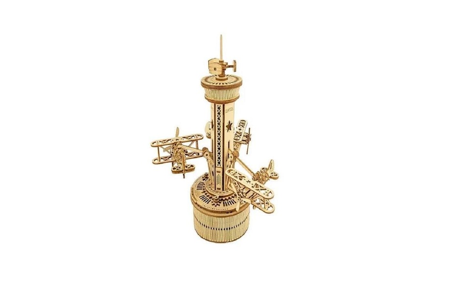 Pichler Lasercut Holzbausatz Airplane Control Tower