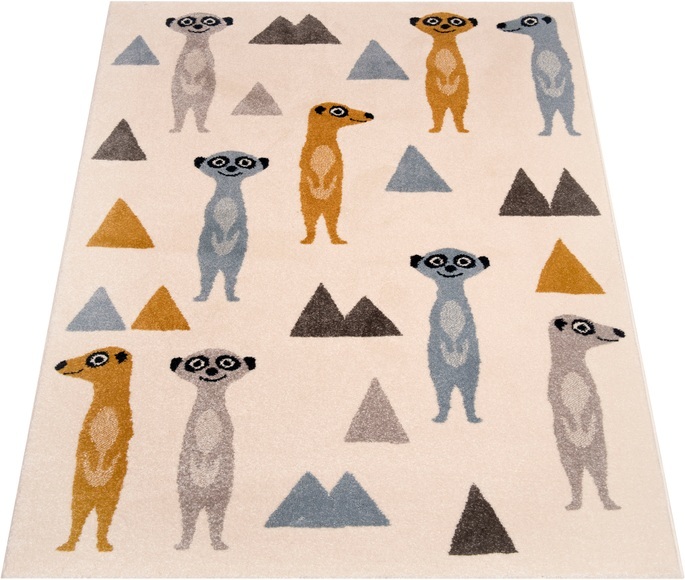 Zala Living Kinderteppich Happy Meerkats