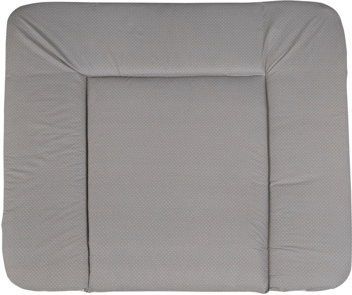 roba Wickelauflage soft Dotty 85 x 75 cm - grau