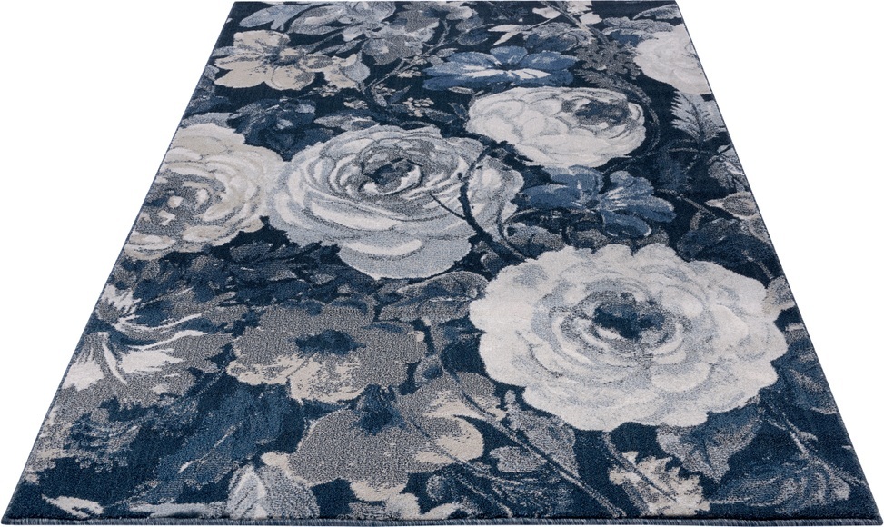 Mint Rugs - Teppich Soft short pile Peony in floral design - 80 x 150 cm