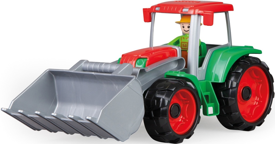 LENA® 04417EC - Truxx, Traktor mit Spielfigur, mehrfarbig, L/B/H 34/15/16 cm