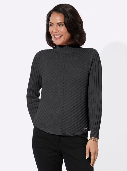 Casual Looks Stehkragenpullover 