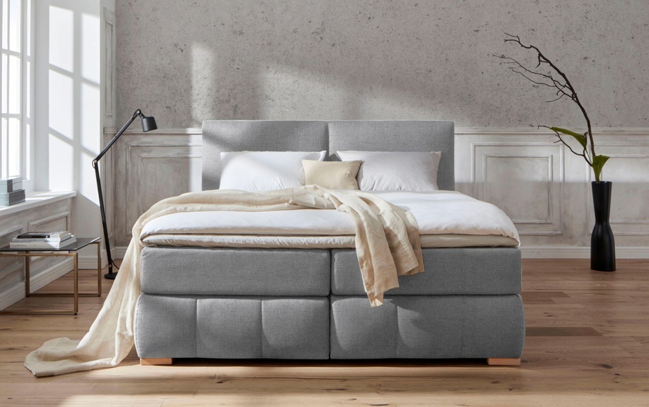 Guido Maria Kretschmer Home&Living Boxspringbett »Wehma«, inkl. Topper in 3 verschiedenen Matratzen, auch in Samtstoff