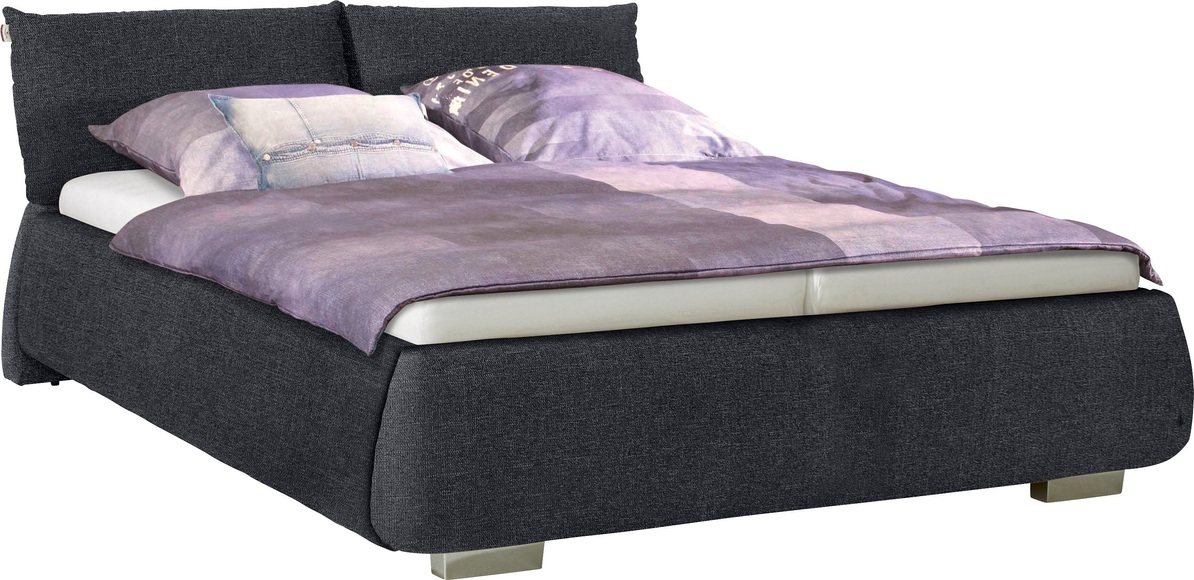 TOM TAILOR Polsterbett »SOFT PILLOW«, mit Kopfteil in Kissenform, wahlweise mit Lattenrost und Matratze