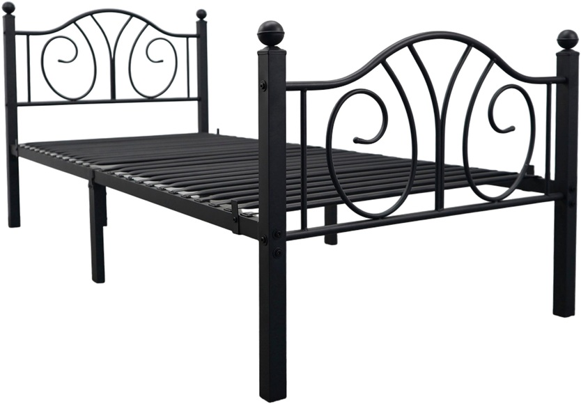 GOODproduct Metallbett »Amrum Landhausbett Bett Märchenbett Prinzessinbett« Träume wie im Märchen: Dein romantisches Metallbett in 2 Breiten
