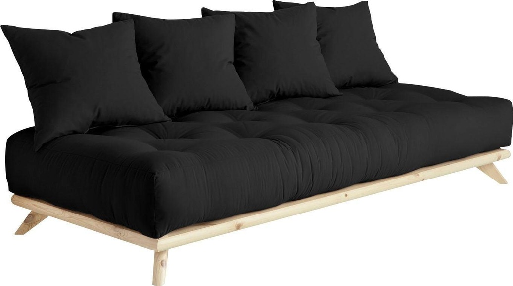 Karup Design SENZA Futonsofa inkl. 4 Kissen, Farbe und Gestell auswählbar
