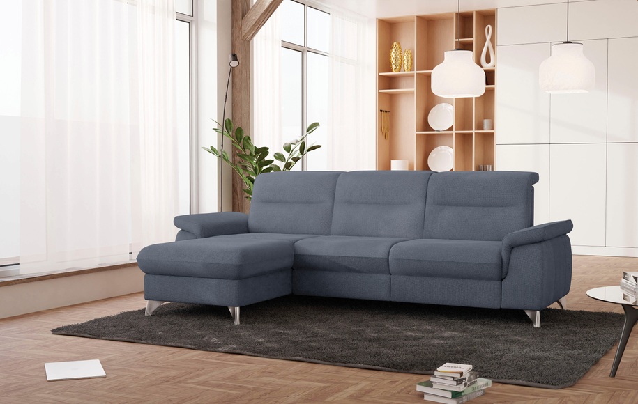 SCHÖNER WOHNEN LAMINAT Ecksofa, wahlweise mit motorischer Relaxfunktion