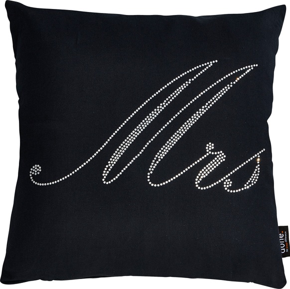 done.® Dekokissen »Stone Mrs«, (1 St.), mit Schriftzug Mrs