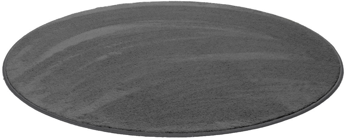 Living Line Teppich »Sweety«, rund, 15 mm Höhe, Soft Touch Velours, ideal im Wohnzimmer & Schlafzimmer