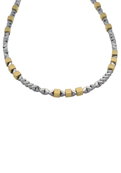 Firetti Collier »veredelte Würfel, glänzend und massiv«