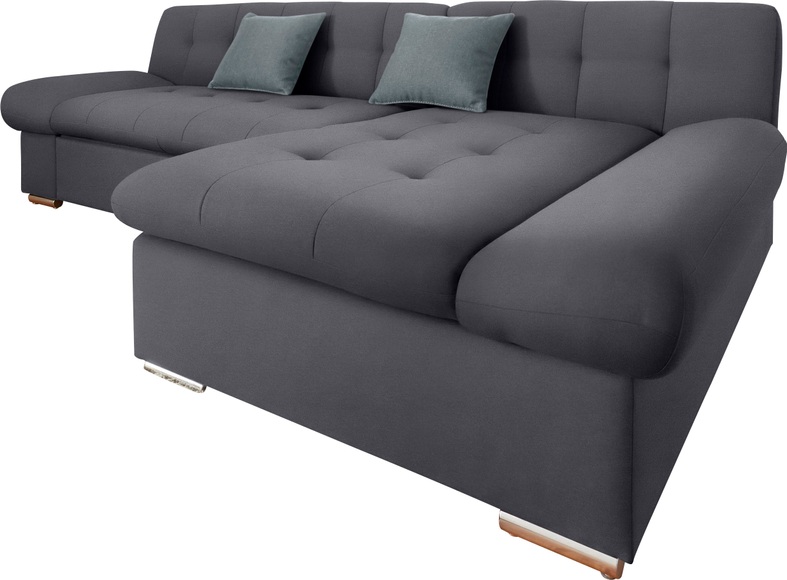 TRENDMANUFAKTUR Ecksofa, wahlweise mit Bettfunktion