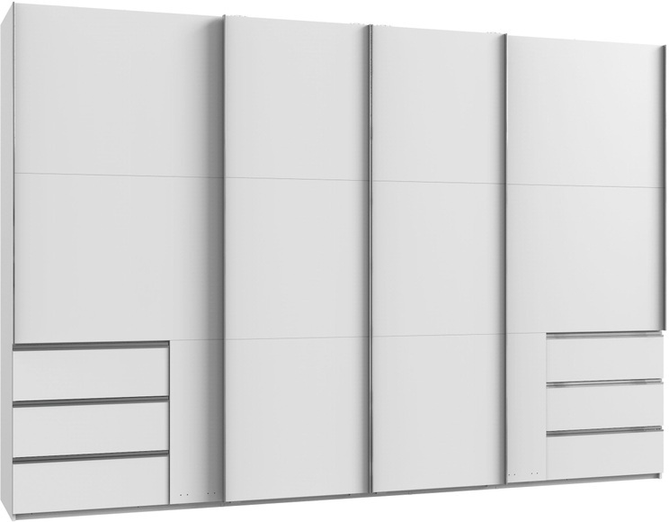 Fresh To Go Schwebetürenschrank »Level«, mit Synchronöffnung