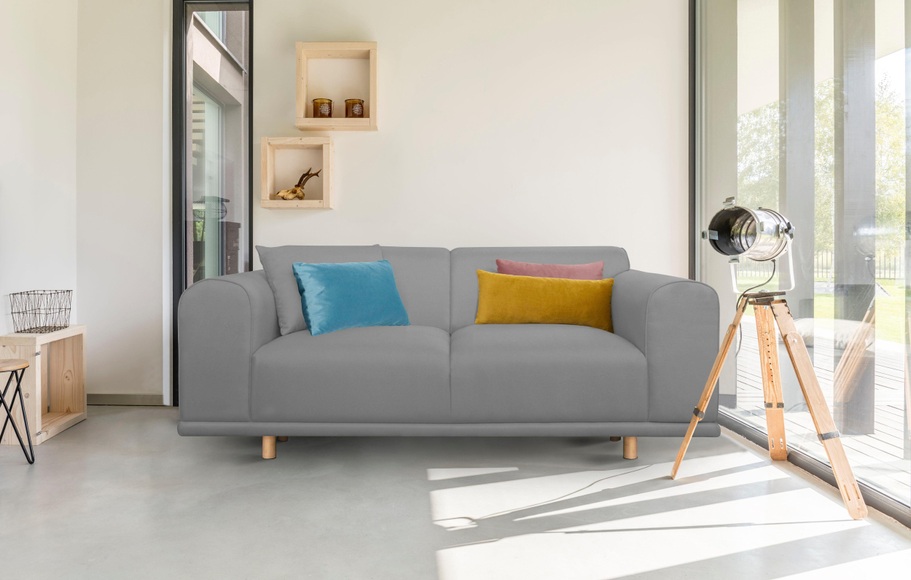 andas 2-Sitzer »Maroon«, in skandinavischem Design, mit losen Kissen