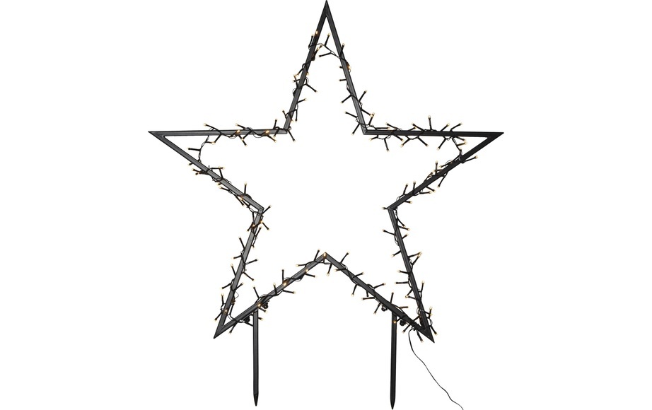 LED-Dekoleuchte Spiky mit Erdspießen, 80 cm