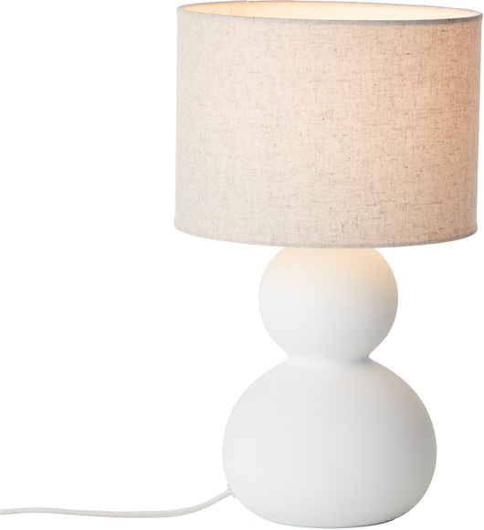 LeGer Home by Lena Gercke Tischleuchte »Malu«, E14, 1 St., 1 x E27, max. 40W, weiss/beige