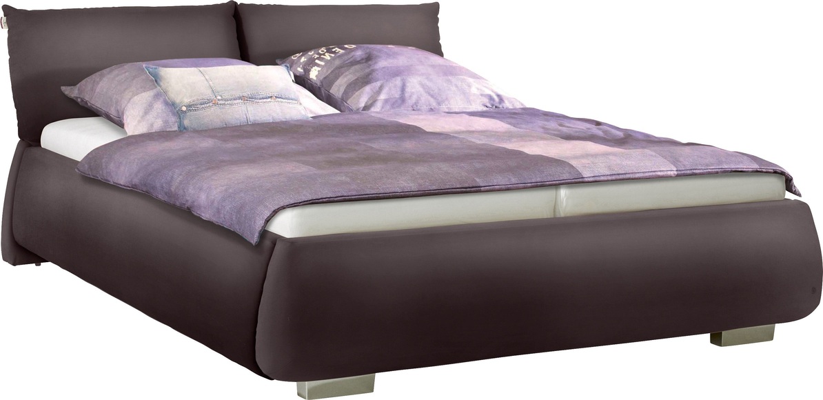 TOM TAILOR Polsterbett »SOFT PILLOW«, mit Kopfteil in Kissenform, wahlweise mit Lattenrost und Matratze