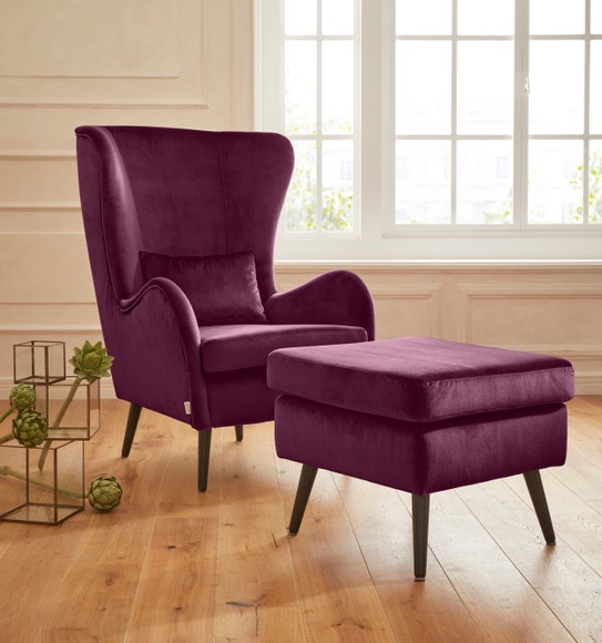 Guido Maria Kretschmer Home&Living Sessel »Sallito«, incl. Hocker, die kleinere Version von 