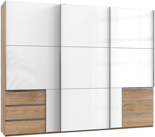Fresh To Go Schwebetürenschrank »Level«, mit Glastüren