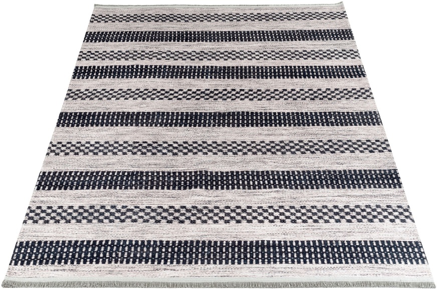 Sehrazat Teppich »EFE 1040«, rechteckig, 5 mm Höhe, Wohnzimmer, Flachwebteppich, Scandi Style