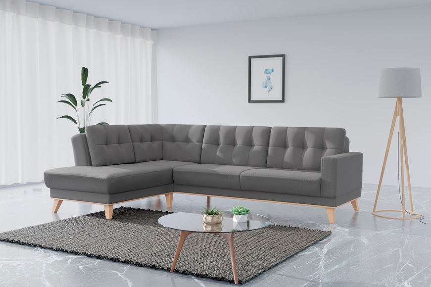 sit&more Ecksofa, wahlweise mit Kippfunktion und Bettkasten