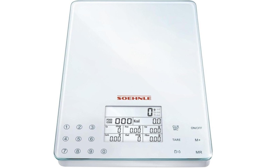 Soehnle Food Control Easy - Diätwaage (Weiss)
